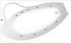 Bas Акриловая ванна Николь 170x100 L с гидромассажем